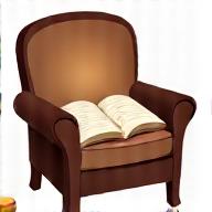 Espace lecture confortable